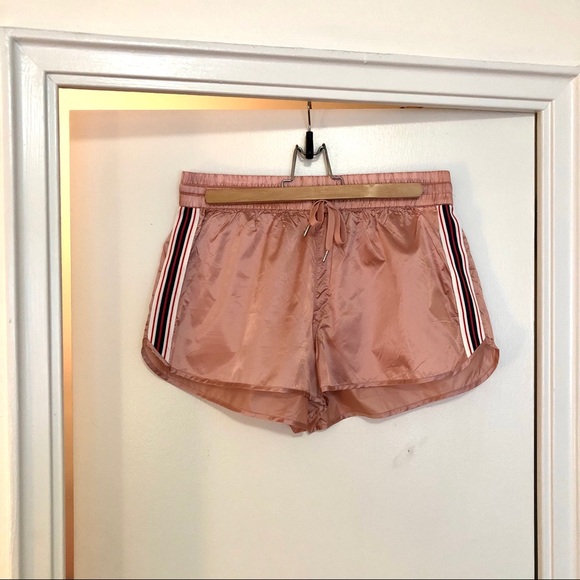 TNA light pink retro shorts with side stripes - Picture 1 of 5